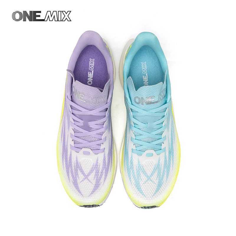 ONEMIX 2025 Carbon Plate Men Women Running Sports Shoes Breathable Cushioning Non-Slip PB Lightweight Rebound SneakersC250304