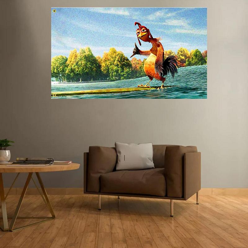 Chicken Joe Tapestry Outdoor Chicken Flag Wall Art Decor Decorative Chicken Jie Wall Tapestry Aesthetic Home Decor For Garden