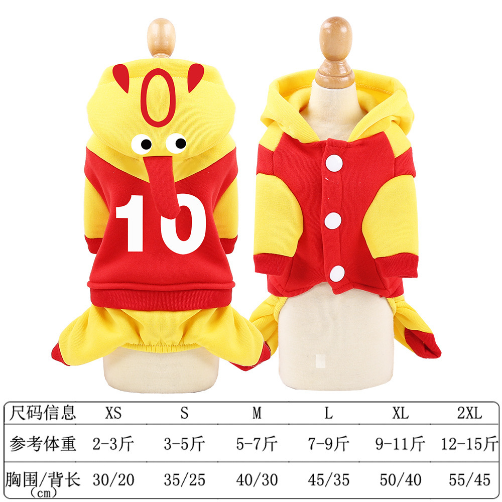 Spring - Summer Cooling: Morphing Squeaking Pineapple - themed Four - legged Pet Outfits! Perfect for Energetic Small - sized Dogs and Cats