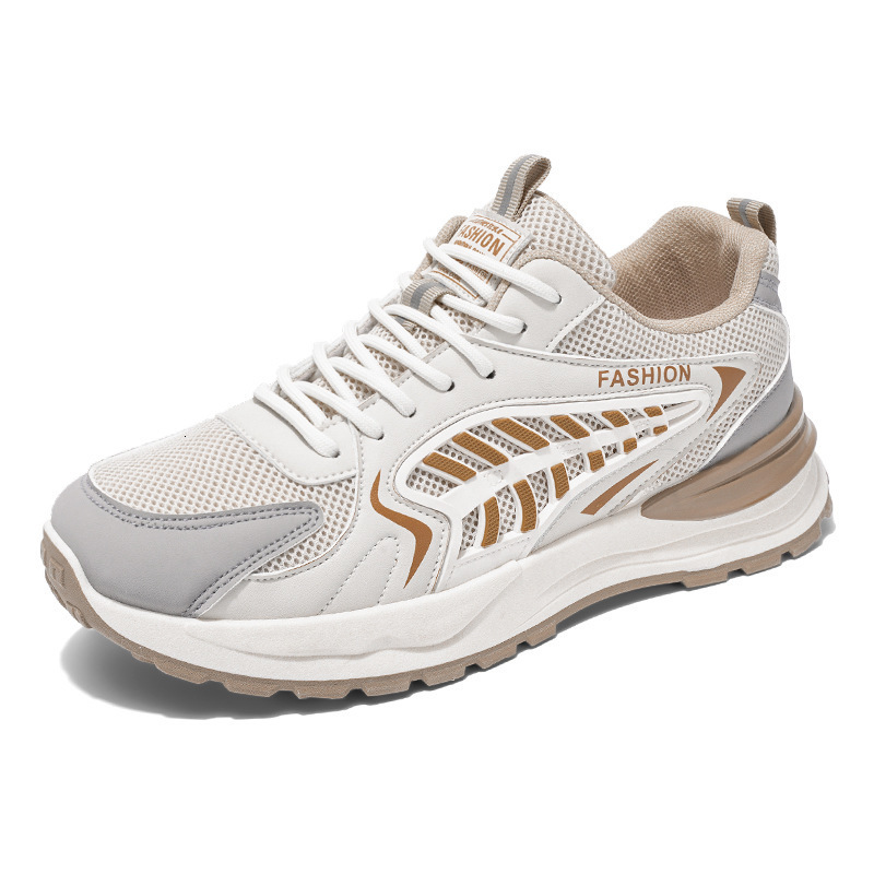 2025 Four Seasons New Designer Free Delivery Breathable Mesh Sports Men s Lace Up Shoes Korean Edition Fashion Multi Functional Thick Bottom Casual Sh