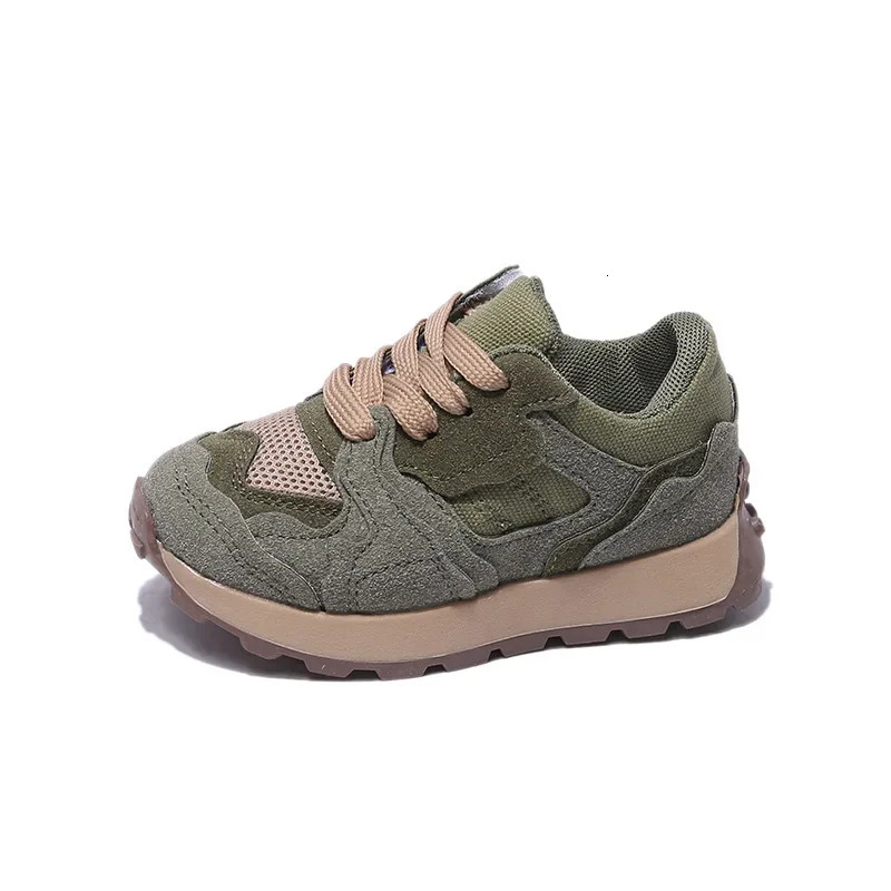 Childrens spring tennis shoe trend boys sports shoes anti slip soft soled baby fashionable casual 250303