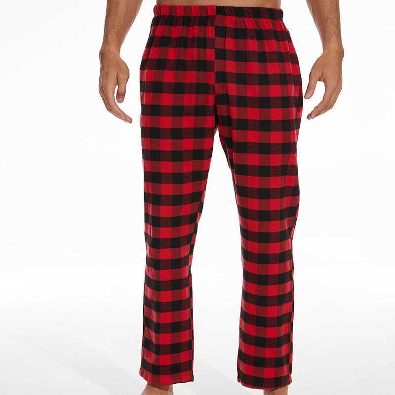 Mens fashionable casual sleepwear for three people soft and comfortable loose elastic waistband smooth straight house casual for three peopleXJ250303