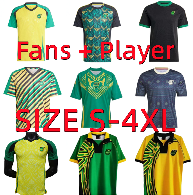 Retro 1998 Jamaica Classic Soccer JerseyS 2024 2025 GARDNER SINCLAIR BROWN Maillots De Foot CARGILL POWELL HALL GAYLE WILLIAMS Football Shirt Player version