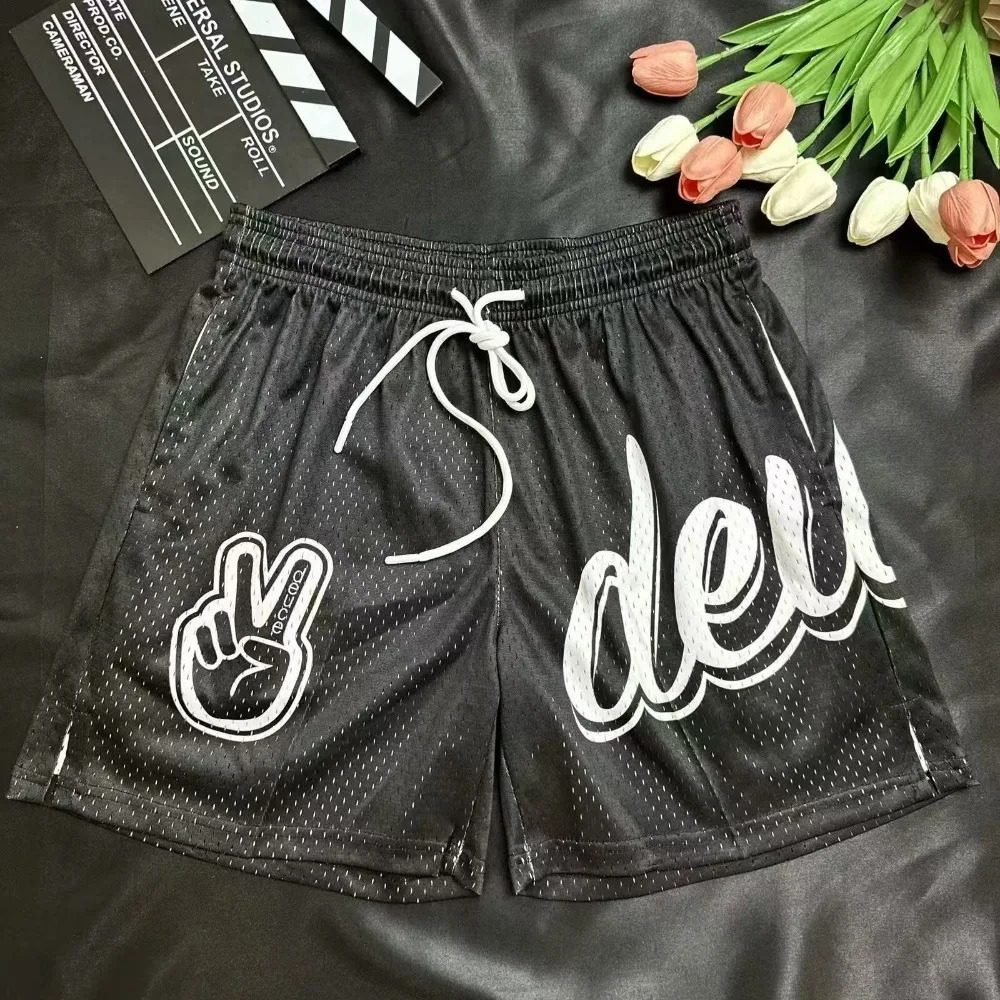 2425 Selling Adult Sports Shorts Fashionable Beach Breathable Loose Outdoor Ball Training Paradigm Flower 250225