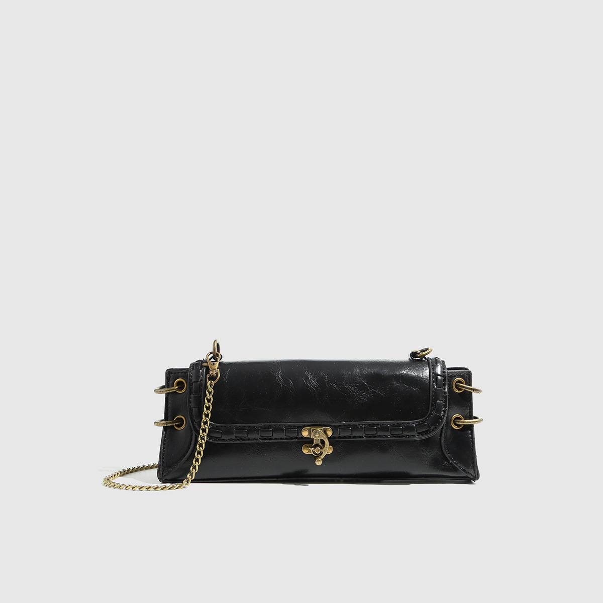Bronze Gold Fashion Shoulder & Crossbody Bag - Versatile Clutch for Every Occasion