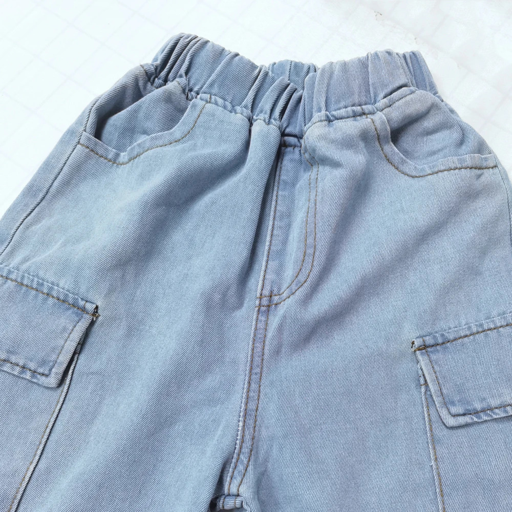 IENENS Kids Baby Boys Summer Denim Clothing Shorts Pants Jeans Children Casual Short Trousers Infant Bottoms 4-13 Years 250304