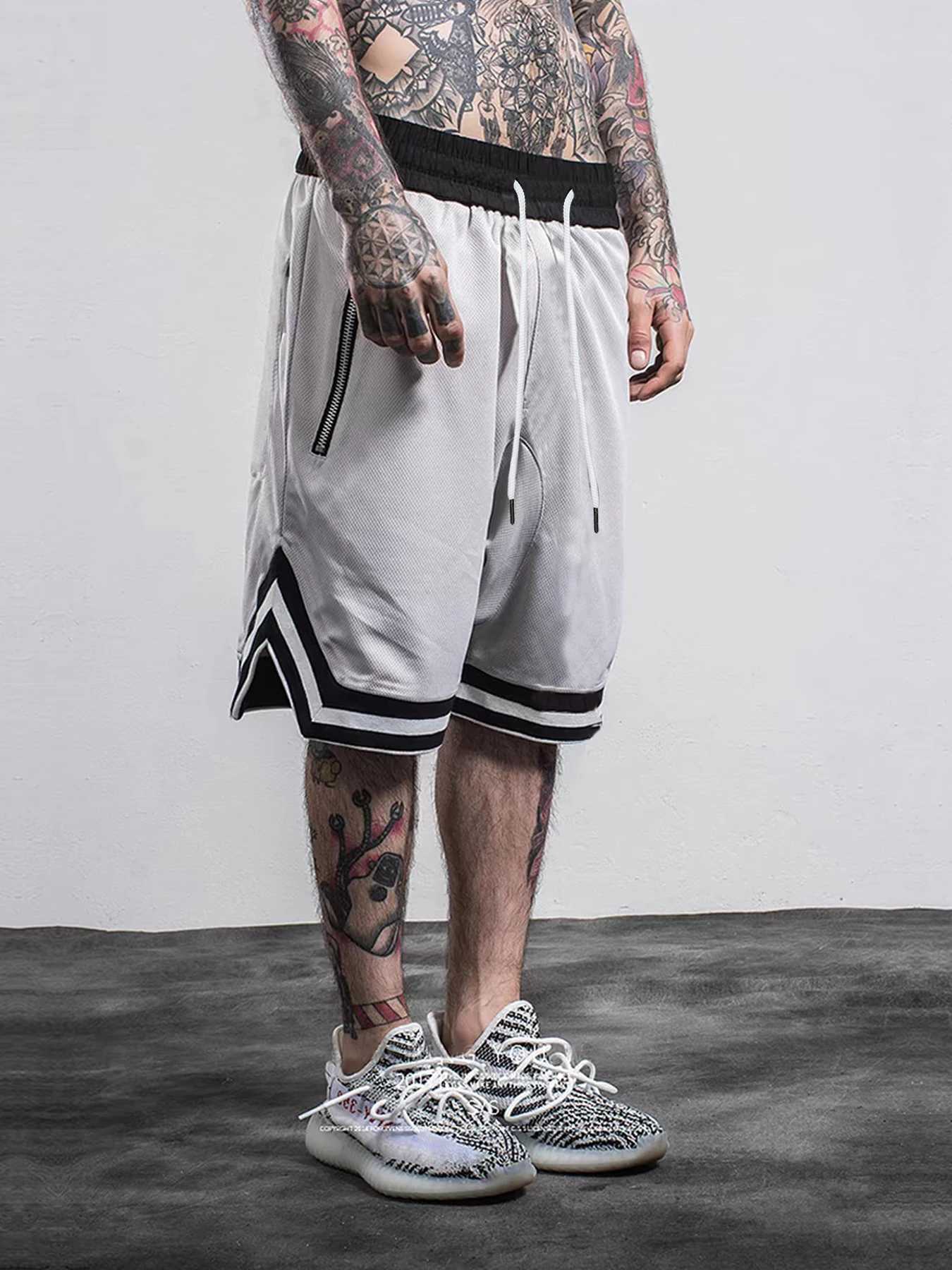 Mens Sports Basketball Shorts Mesh Quick Dry Gym Shorts for Summer Fitness Joggers Casual Breathable Short Pants ScantiesT250304