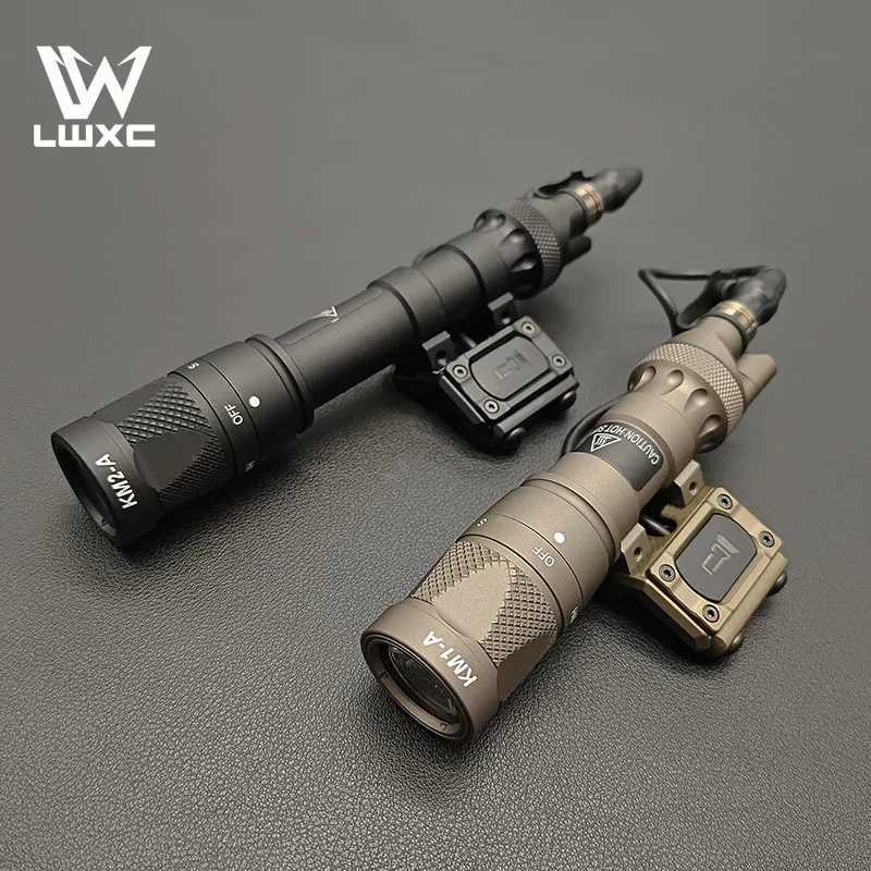 Tactical M300V M600V D white strobe flashlight set with hunting gun light SF plug Modbutton switch and tail light suitable for 20MM railXJ250303