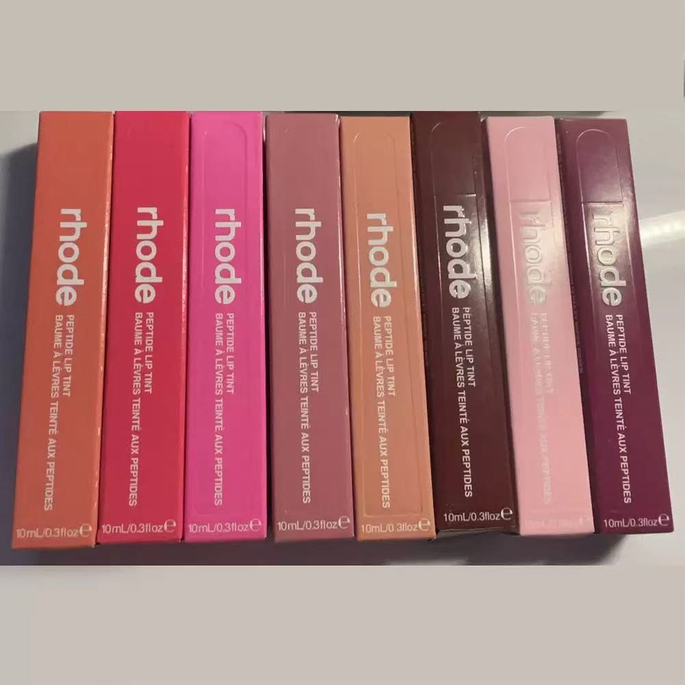 rhode phone case Lipstick Portable Case Design Lip Gloss Lipstick Lip Balm 3D Make-Up Silicone Phone Case for iPhone 16 15 14 13 12 Pro Max Holder Cov