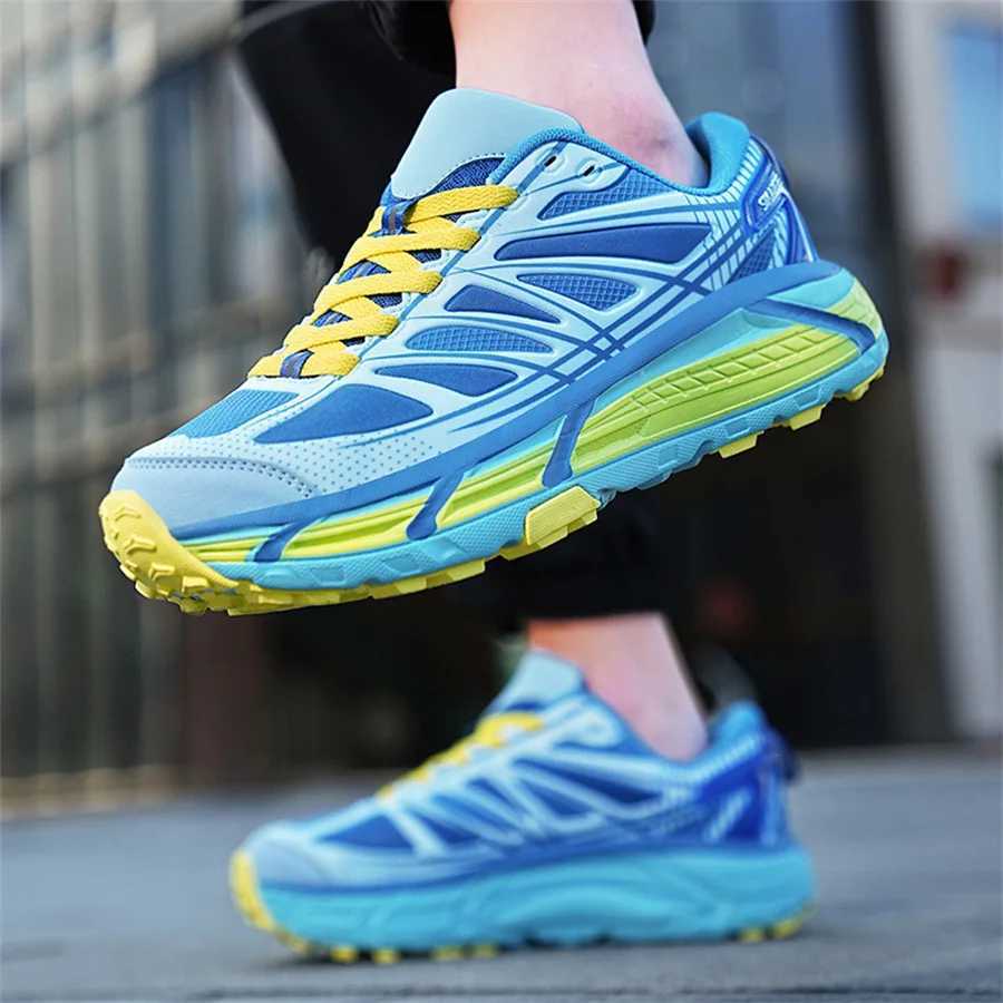Hot Sale High Quty Mens Running Shoes Fashion Blue Platform Male Sneakers Outdoor Light Non-slip Casual Sports Shoes For MenC250304