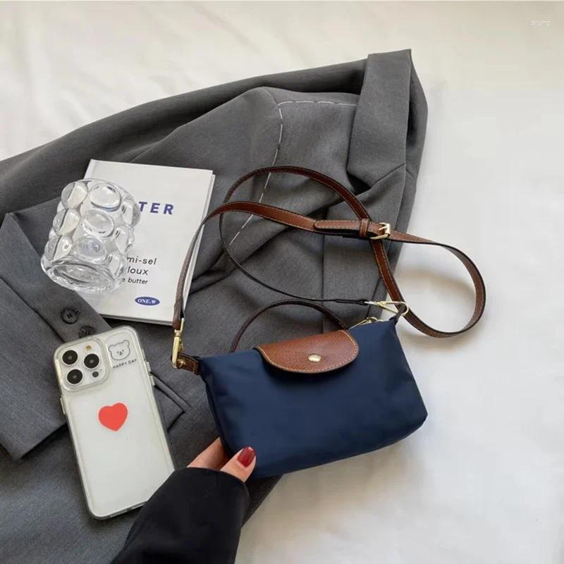 Mini Messenger Bag Women - Y2K Nylon Shoulder Bag, Small Handbag for hot Phone, Spring & Summer