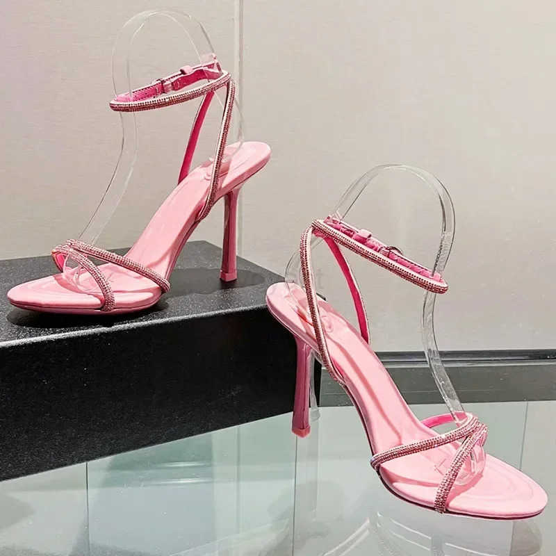 Design Sandals Wen Summer Sexy Open Toe High H Pumps Party Dress Shoes Luxury Sandals for Wen Z250304