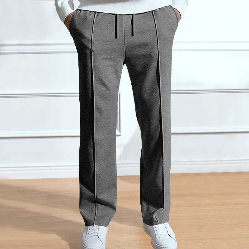 Mens sports pants soft and comfortable loose and wide legs Trouser sports runners straight leg pants loose pocketsXJ250303