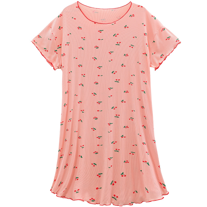 B922-Pajamas women summer short-sleeved shorts pants cute cartoon spring and autumn ladies cloud cotton two-piece suit