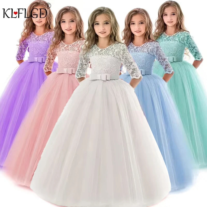 Childrens Princess Party Wearing Christmas Dress Girls Birthday Wedding Banquet 314 Years Old 250303