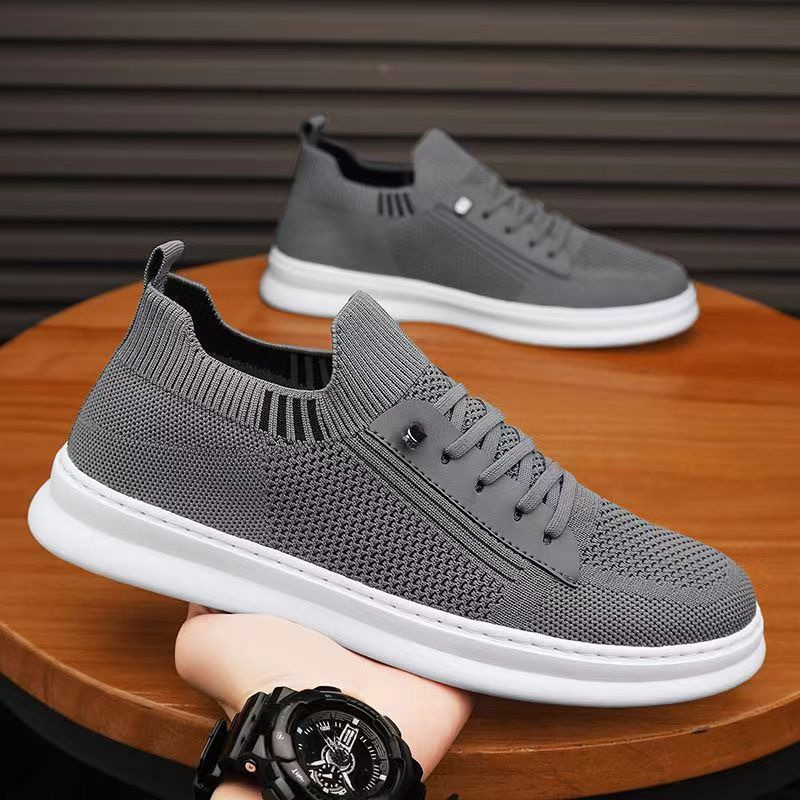 2023 Designer s New Fashionable Lightweight Soft Bottom Comfortable Flat Bottom Running Weaving Sports Men's Sports And Leisure Shoes