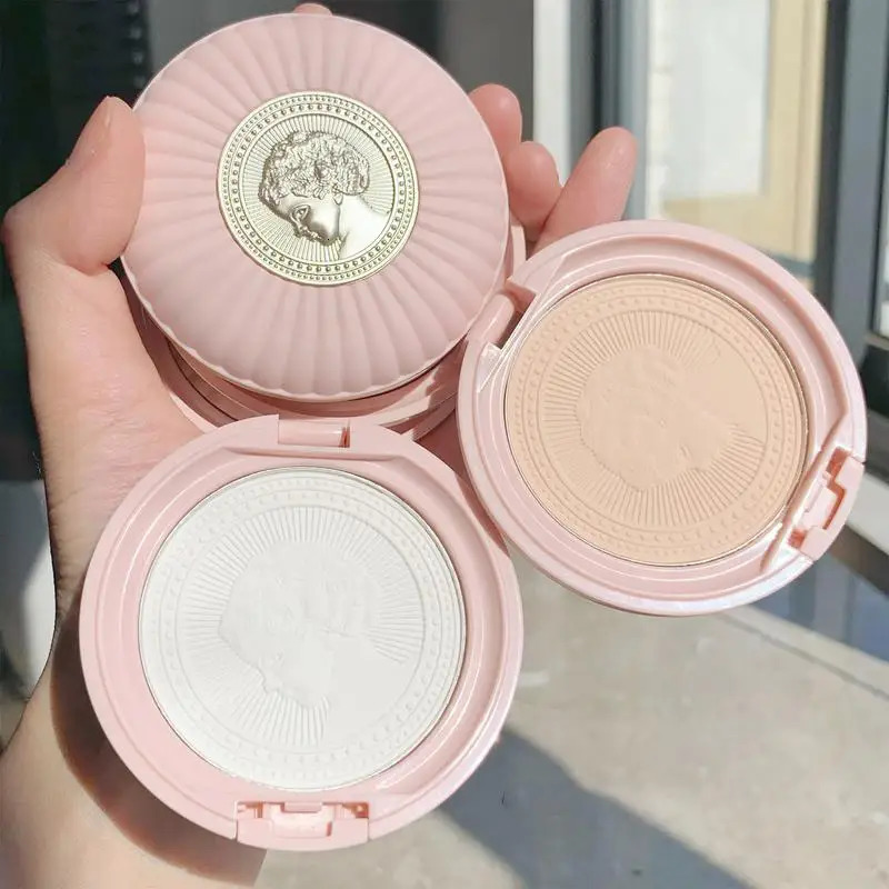 Relief Pressed Powder For Makeup Setting 3 Colors Face Powder For Matte Makeup Setting And Finishing Long-Lasting Oil Control 250224