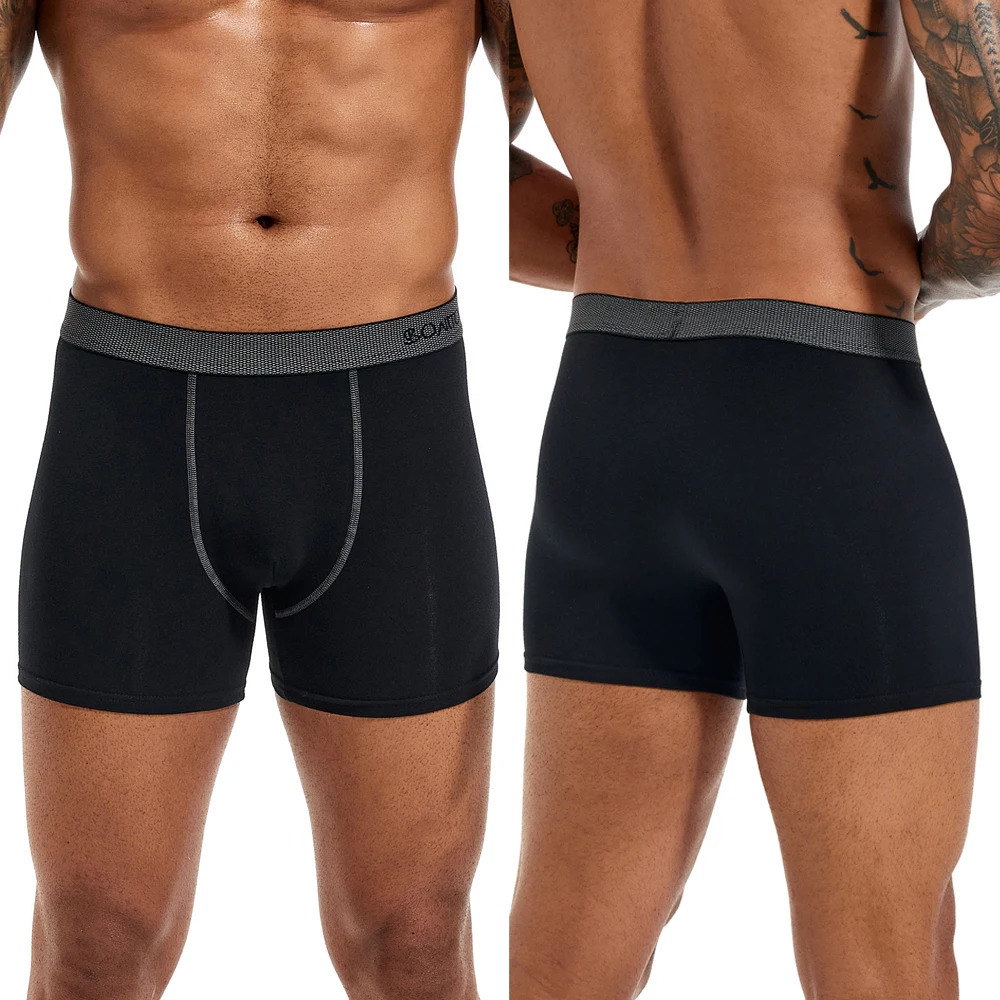 5pcs Pack Men Panties Cotton Underwear Male Boxer And Underpants For Homme Set Sexy Shorts Box Slip Kit Gym 250303
