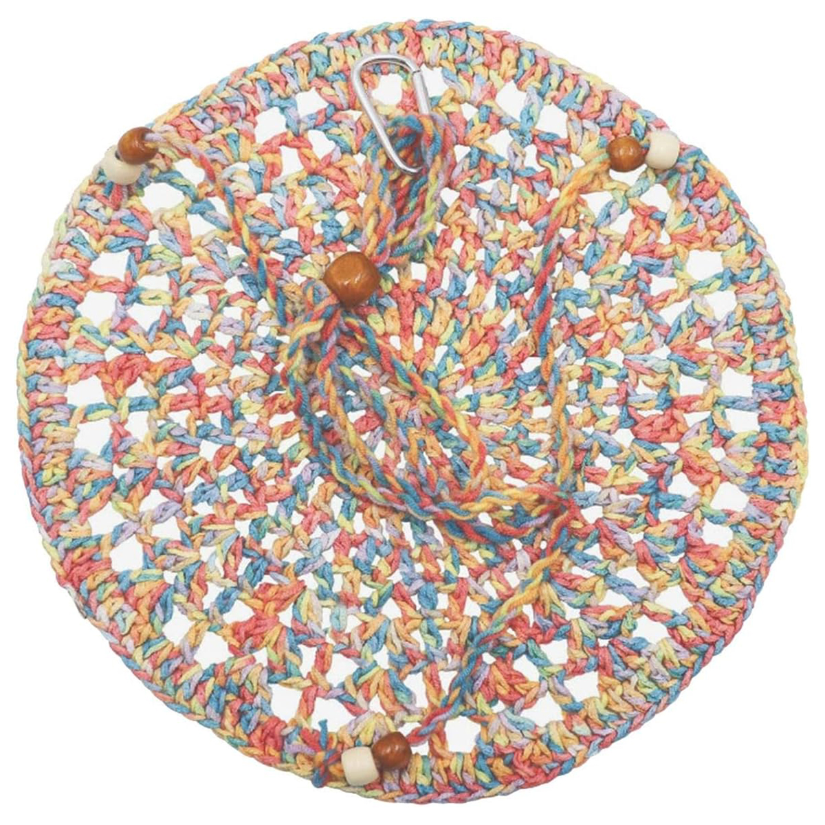 Reptile Lizard Hammock Cotton Ropes Hand Woven Iguana Hamster Swing Toy Round Bearded Dragon Hanging Sleeping Bed Mat