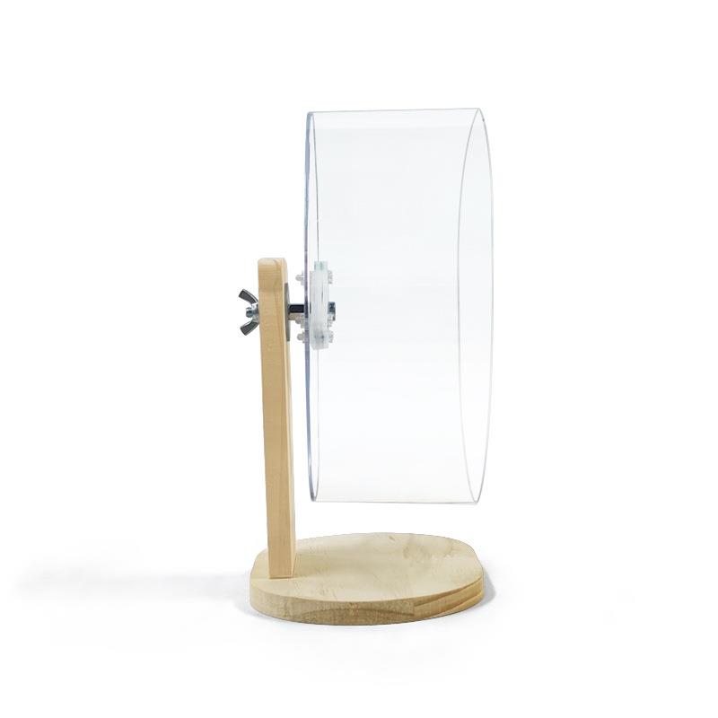 Acrylic Silent Hamster Transparent Running Wheel Golden Bear Roller Running Stand Gnome Supplies Runner Toy