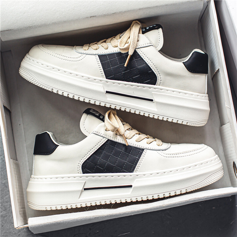 2025 Autumn/winter New Light Luxury Youth Thick Bottom Casual White Sports Shoes Trendy Fashion High End Multi Functional Sports Board Shoes Designer 
