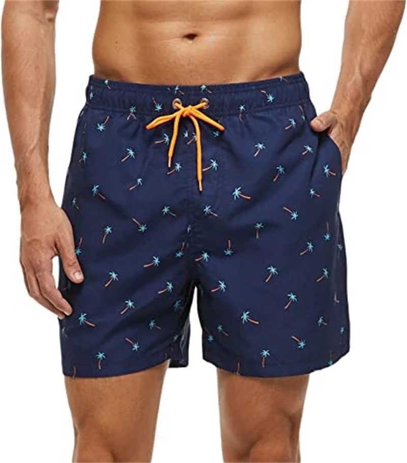 Men Summer Swimwear Shorts Male Swimming Trunks Swimsuits Beachwea Man Surf Beach Swim Sport Pants Board Mesh Lining And PocketsT250304