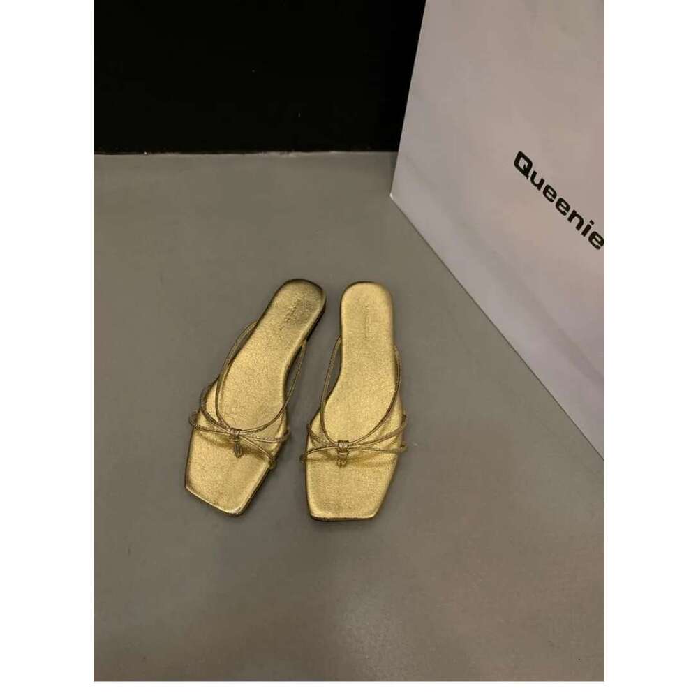 Summer Flip 2025 p Slippers Fashion Women's Narrow Band Flat Shoes Ladies Casual Outdoor Beach Slides Sandalias
