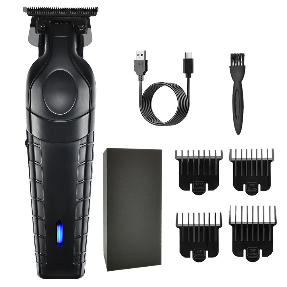 High Power Professional Barber 2PC Set 8000rpm Shaver Sculpting Salon Hair Trimmer Ceramic Blade Clipper Finish Machine 240731