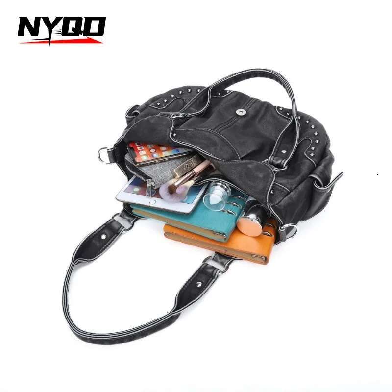 Ladies Vintage Designer Top-Handle Shoulder Fashion Y2k Gothic High Capacity Handbag Women Casual Crossbody Tote Bag Purse
