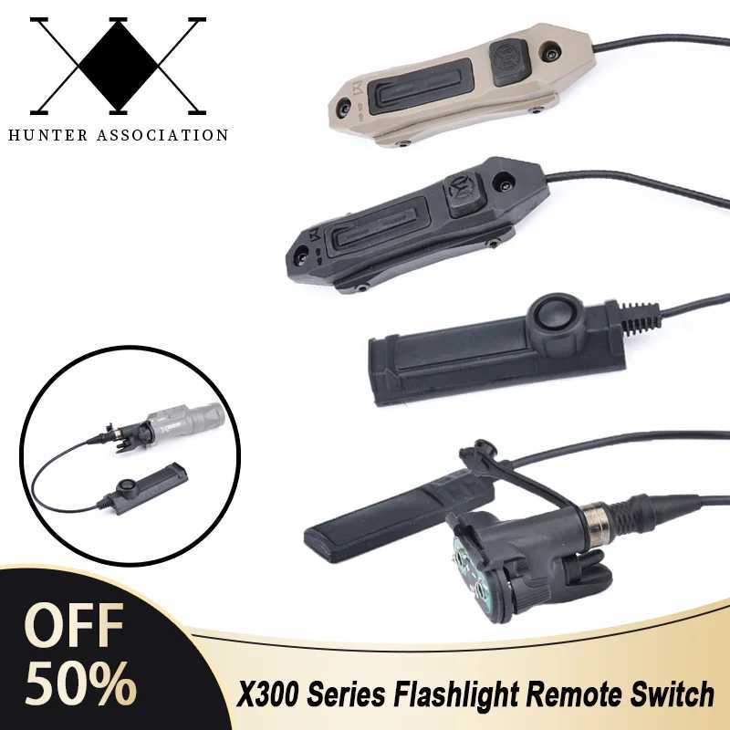 WADSN Tactical X300 X300U Flashlight Metal Pistol Lights MLOK Hunting Weapon Scout Light with Dual Function Prure Switch TapeXJ250303