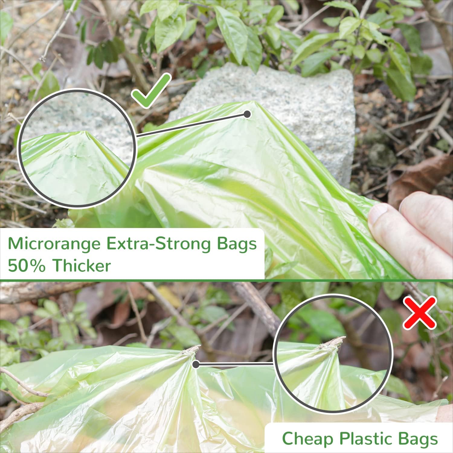 Dog Poop Bag Biodegradable Extra Thick Strong Dog Waste Bags with Dispenser Outdoor Pet Garbage Bag Pet Accessories