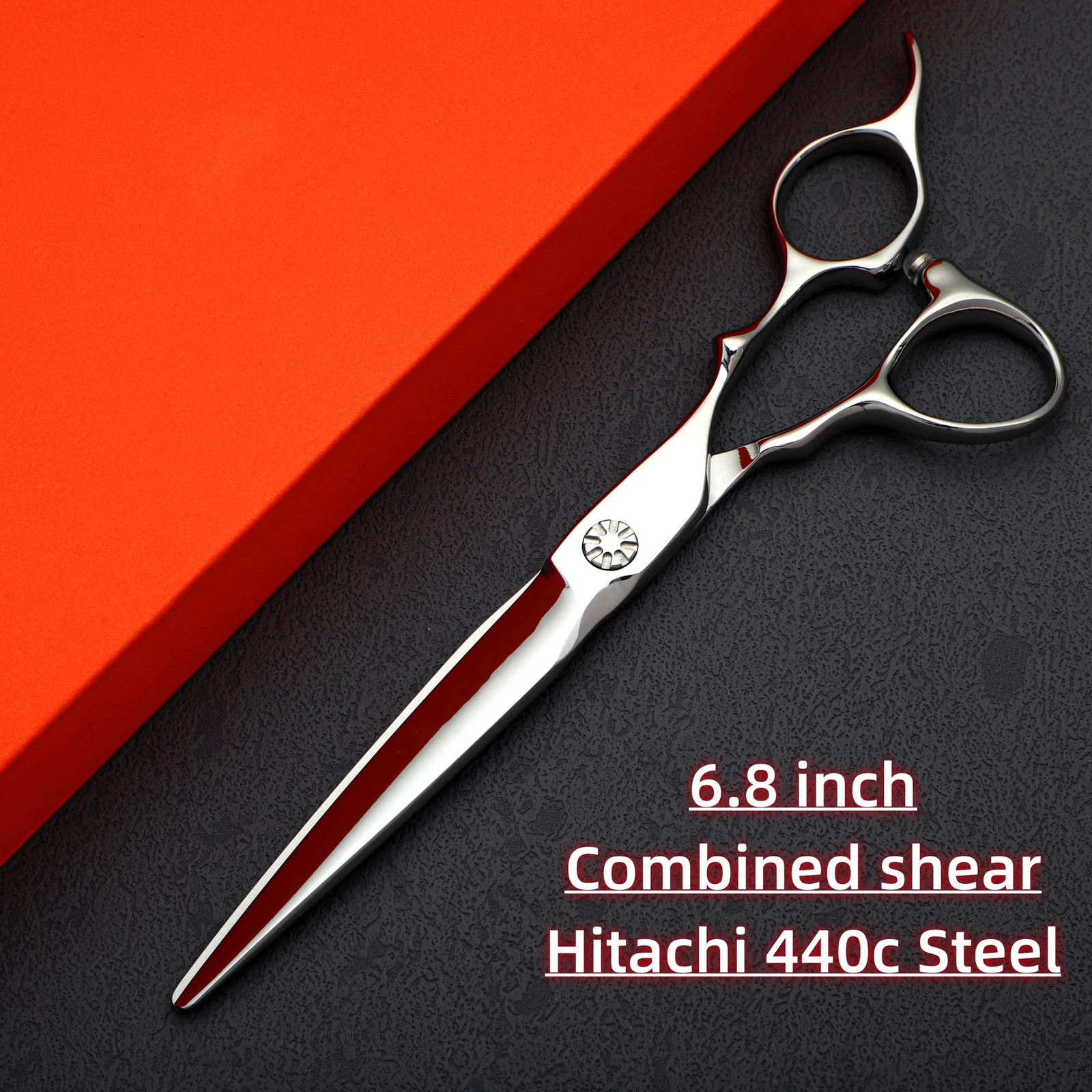 Professional Barber sissors setHairdressing scissorsHair thinning shearsJapan 440c stellHigh-end Barbershop accessories 250304