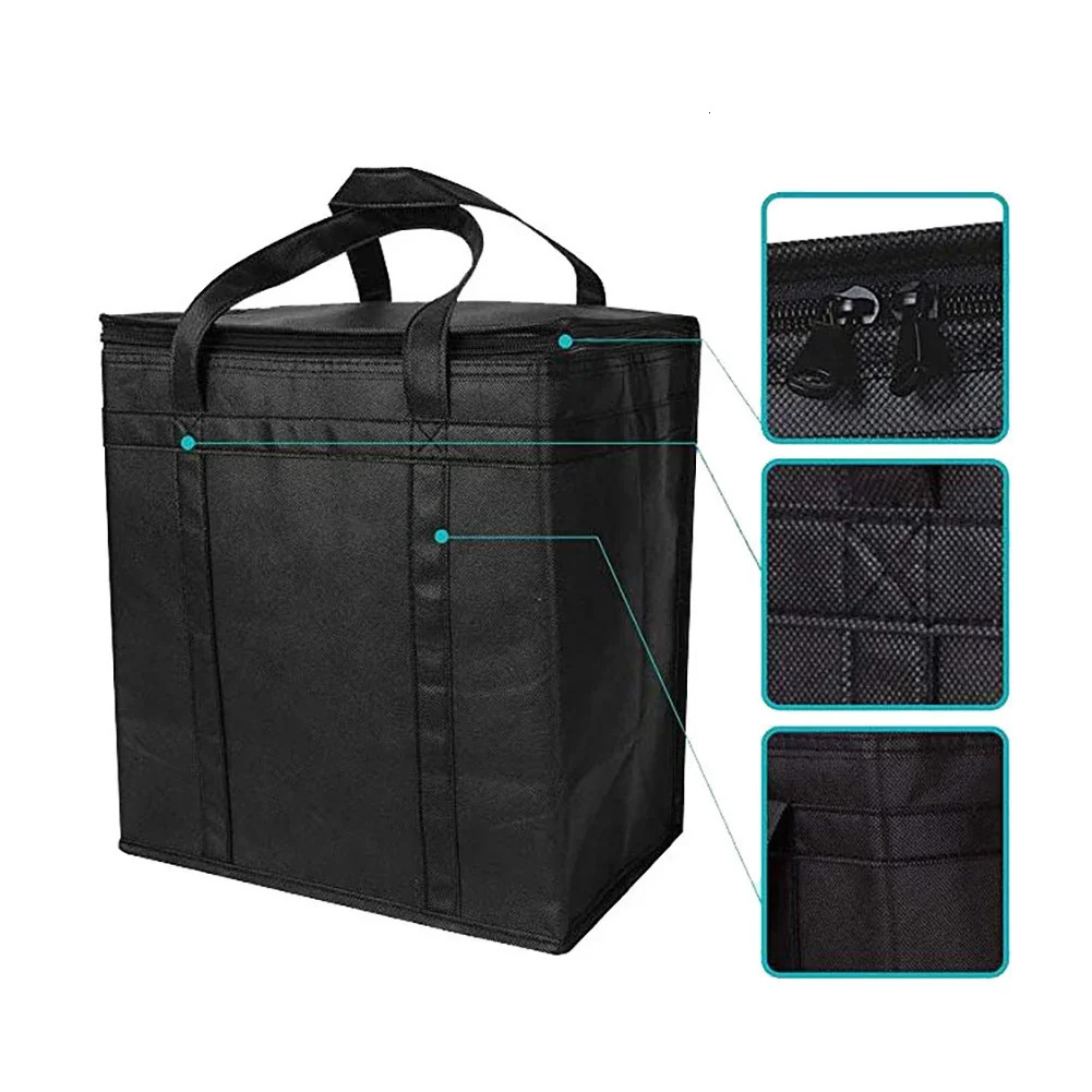 Ship from US Thermal Backpack Waterproof Thickened Cooler Bag Foldable Large Insulated Outdoor Picnic Refrigerator 250304FBB