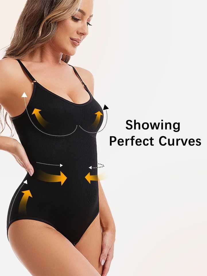 Womens Sexy Shapewear Seamless Slimming Butt Lifter Full Body Shaper Smooth Out Bodysuit Open Crotch High Elastic Body SuitsXJ250304