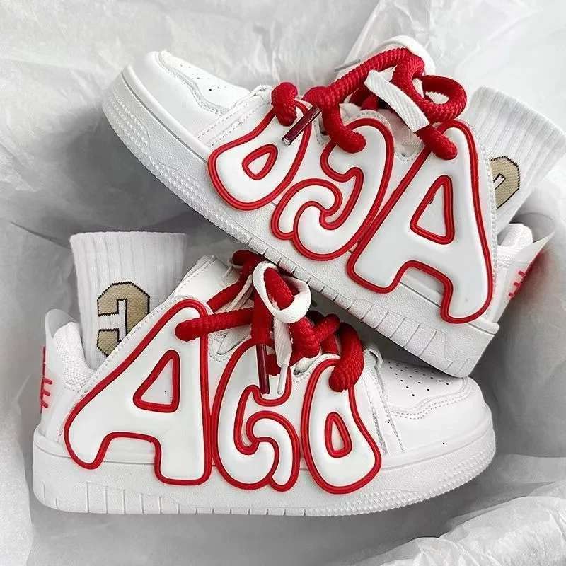 Women for Men Tennis Retro Star Y2K P unk Hip Hop Skateb oard Fashion Male Sneakers Couple Outdoor Casual Sport s Shoes