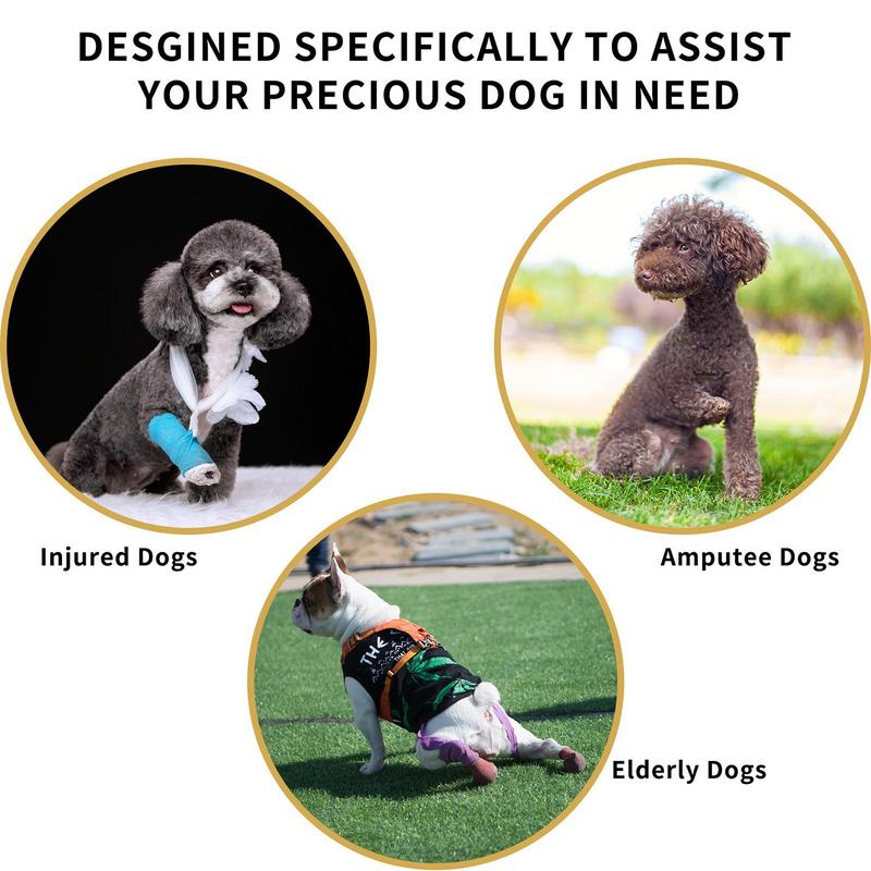 Dog Harness Sling Carrier Breathable Dog Life Vest With Handle Pet Lift Sling Carrier Harness Party Accessories For Old Elderly