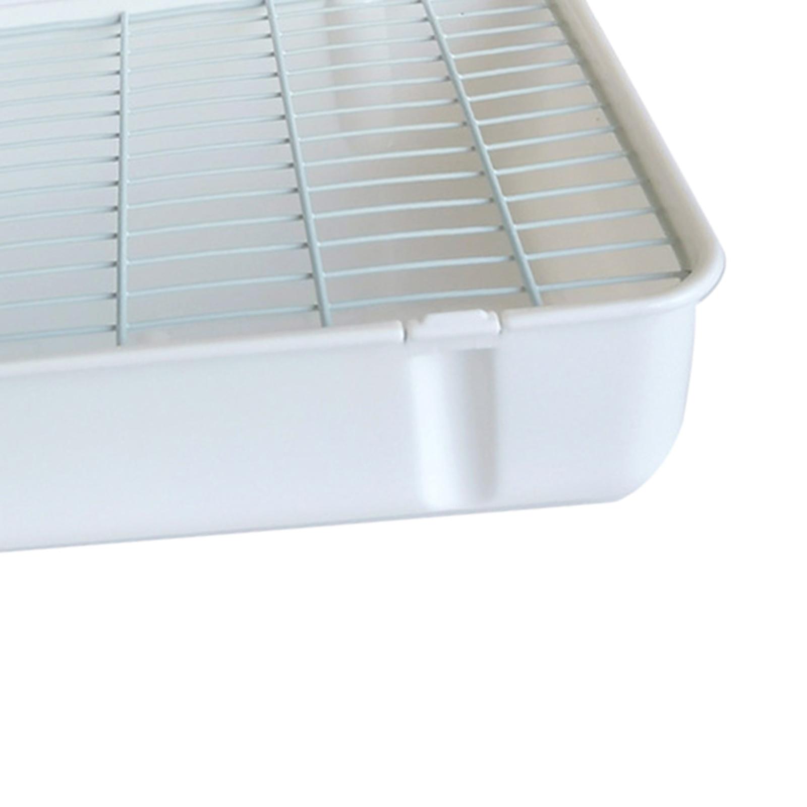 Rabbit Litter Box Pet Toilet Small Animal Squirrel Potty Trainer Corner Tray