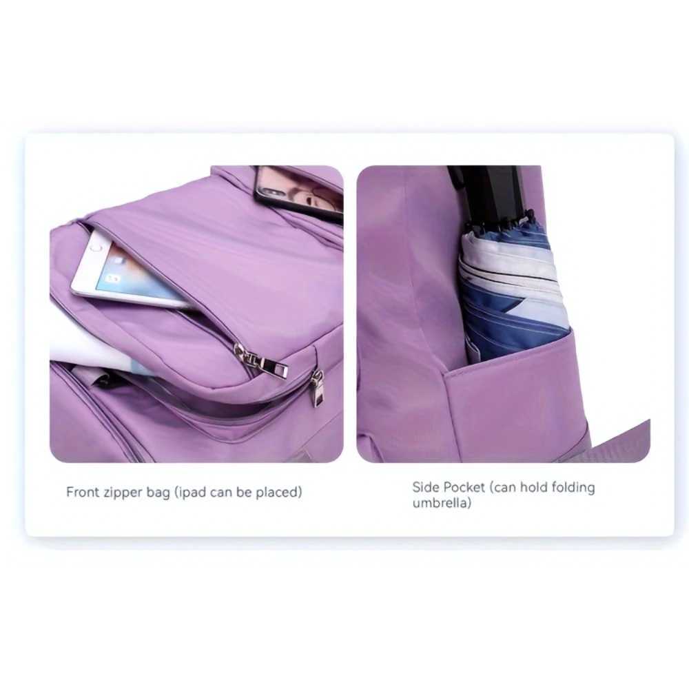 Large Capacity Waterproof Duffel Bag with Dry-Wet Separation Shoe Compartment and Adjustable Shoulder Strap for Travel Sports Y250304