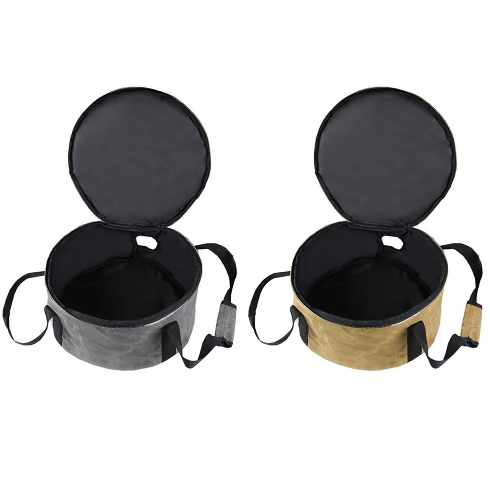 Ship from US 1417X709 Multifunctional Dutch Oven Canvas Storage Pouch Bags Cooking Utensils Organizer for Outdoor Activities BBQ 250304FBB