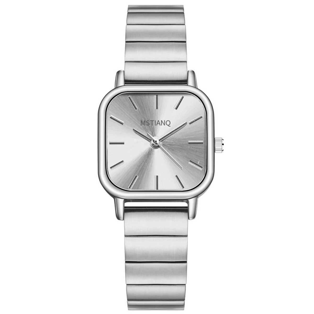 Fashion Versatile Womens Quartz Korean Minimalist Student Bamboo Joint Steel Band Quartz Clock Wristbands GiftXJ250304