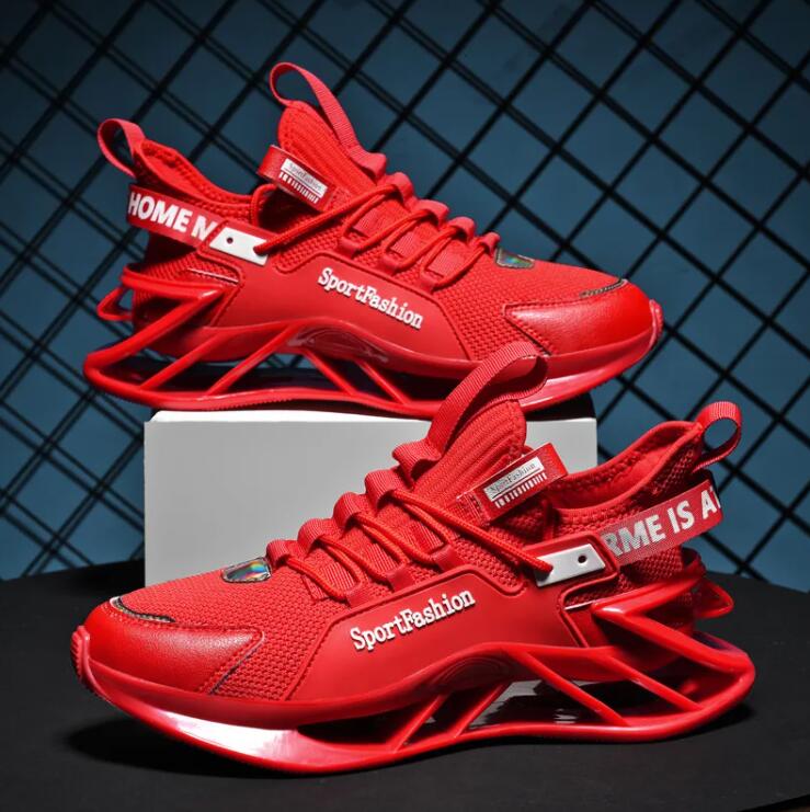 Mens basketball sneaker Shoes Sports Shoes Mens New Breathable Mens Ultra-Light Shock-Absorbing Running Shoes Mesh Casual Shoes Z 3.4-2