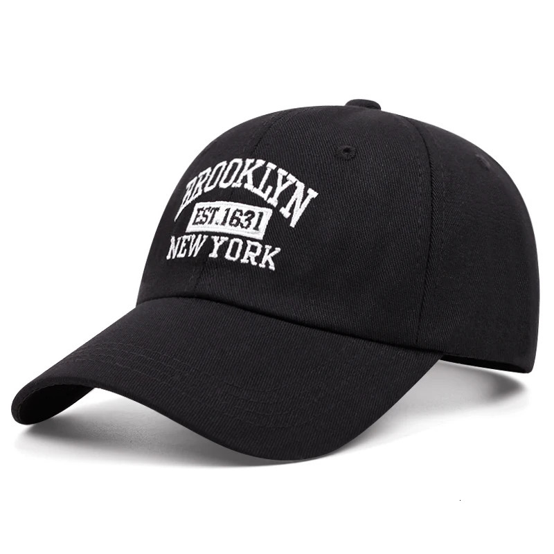 BROOKLYN 1631 Letter Embroidered Baseball Cap Adult Adjustable Fashion Hip Hop Sports Leisure Caps Trucker Sunshade Cowboy Hat 250228
