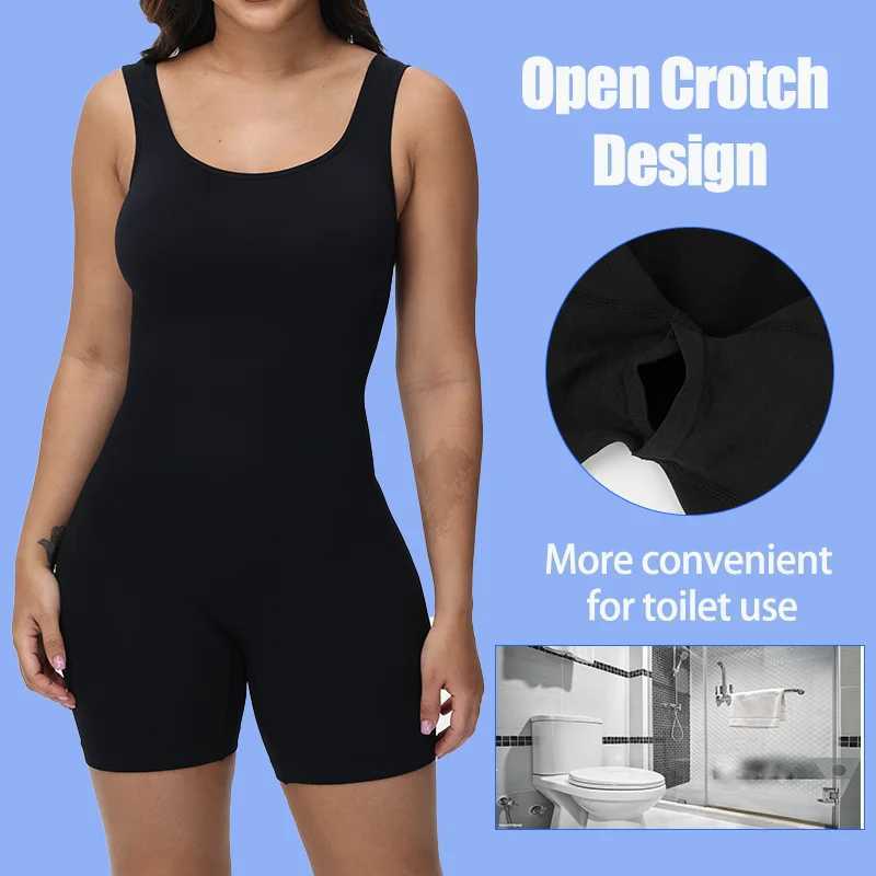 Women Sexy Bodysuits Wide Shoulder Body Shaper Full Coverage Shapewear Slim Body Suit Jumpsuit Seamless Tummy Control UnderwearXJ250304