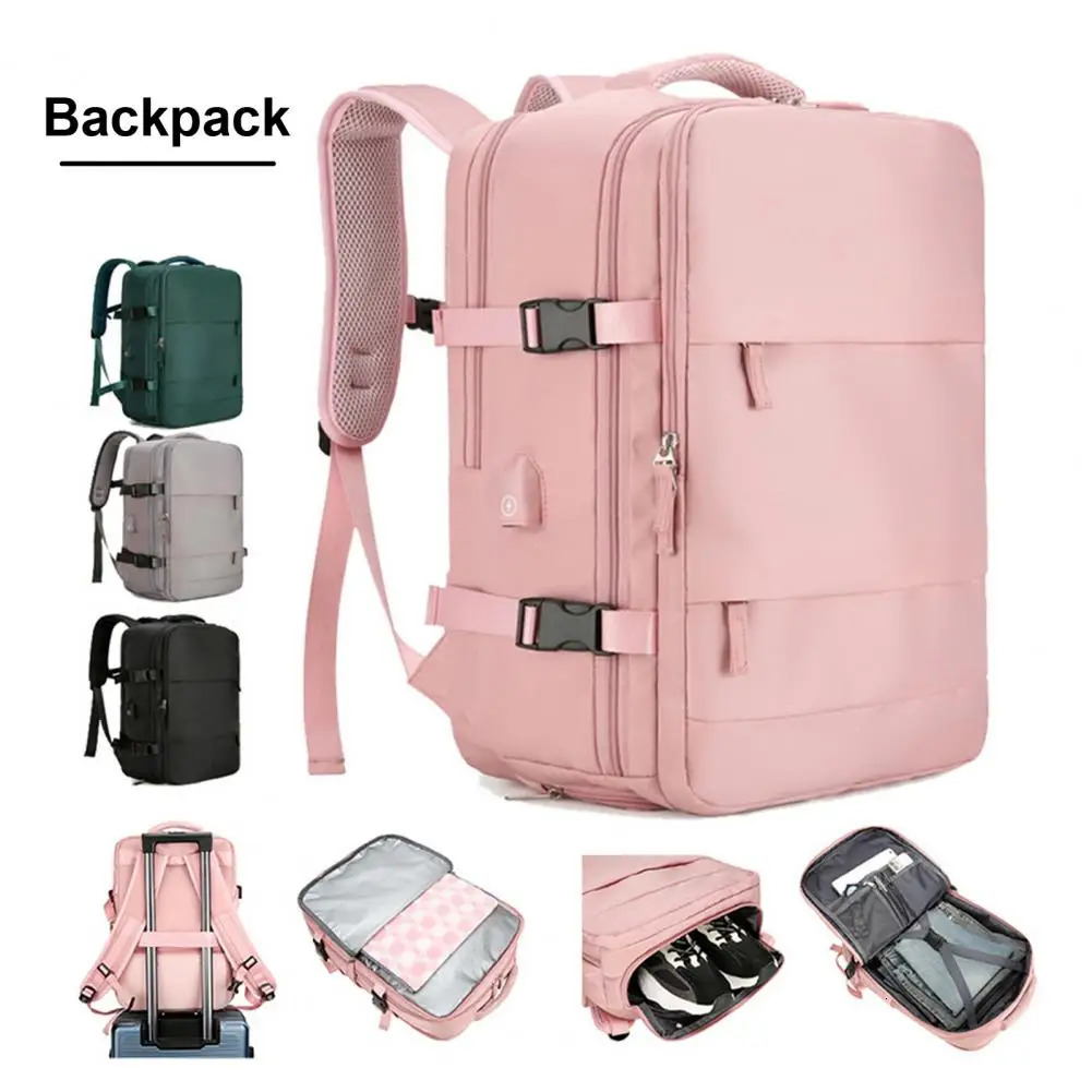 Ship from US Backpack Briefcase Capacity Travel for Women Men with Multi Pockets Waterproof College Bag Hiking Business Flight 250304FBB