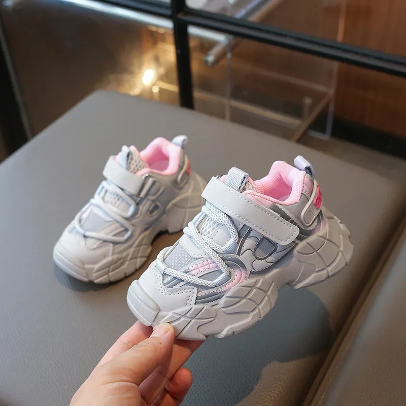 Children Casual Sneakers for Girls Boys Autumn Fashion Korean Style Antislippery Baby Learning Walking Versatile Shoes 250303