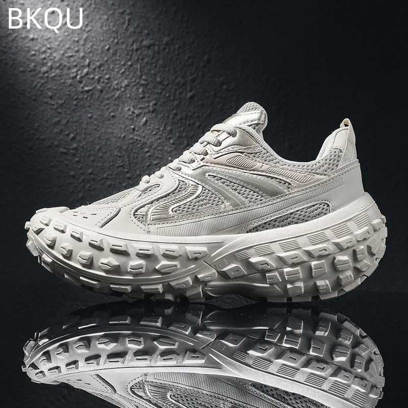 Mens Mesh Thick-soled Tire Shoes Casual Sports Shoes Wear-resistant Lightweight Cfortable Breathable Fashion Trend Z250411