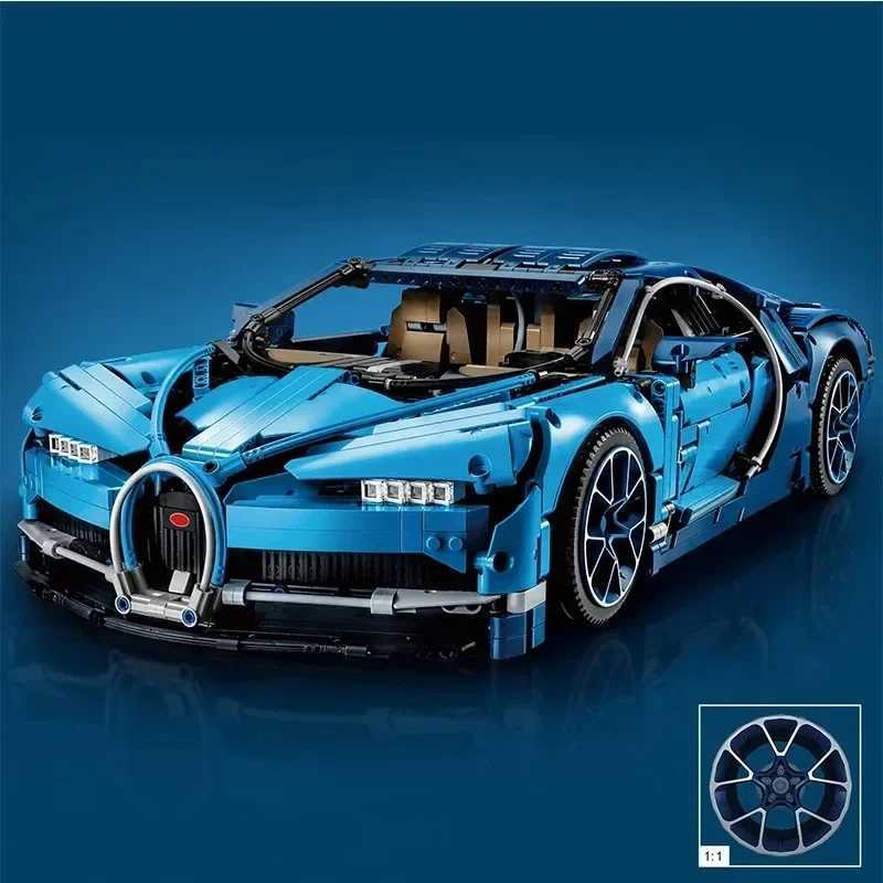 3599PCS MOC Technical Bugattied Chirons Compatible 42083 Super Sports Racing Car Building Blocks Set Toys Vehicles Models GiftsT250304