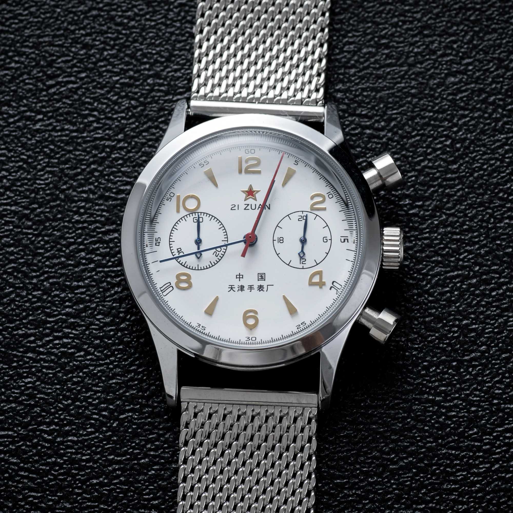 DD38mm/40mm 1963 Homage Men Ice Bubble Dome Glass Beat Quartz Clock waterproof 3Bar busin luxury vintage Pilot MenXJ250304