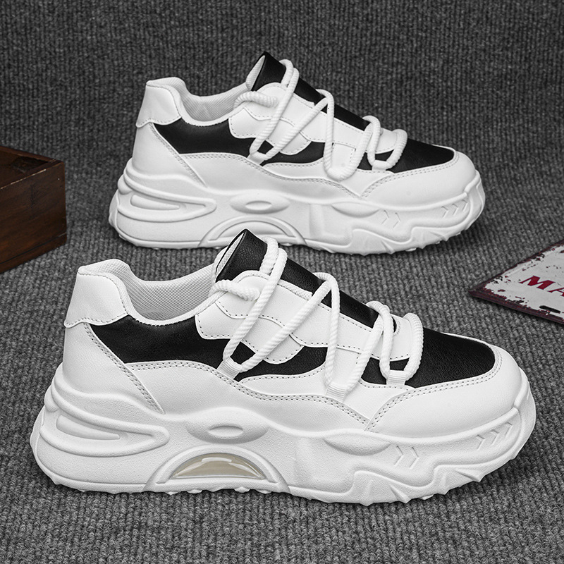 2025 Spring summer Famous Designer s New Breathable White Shoes Original Men s Sports Fashion Versatile Thick Bottom Multi Functional Outdoor Leisure 