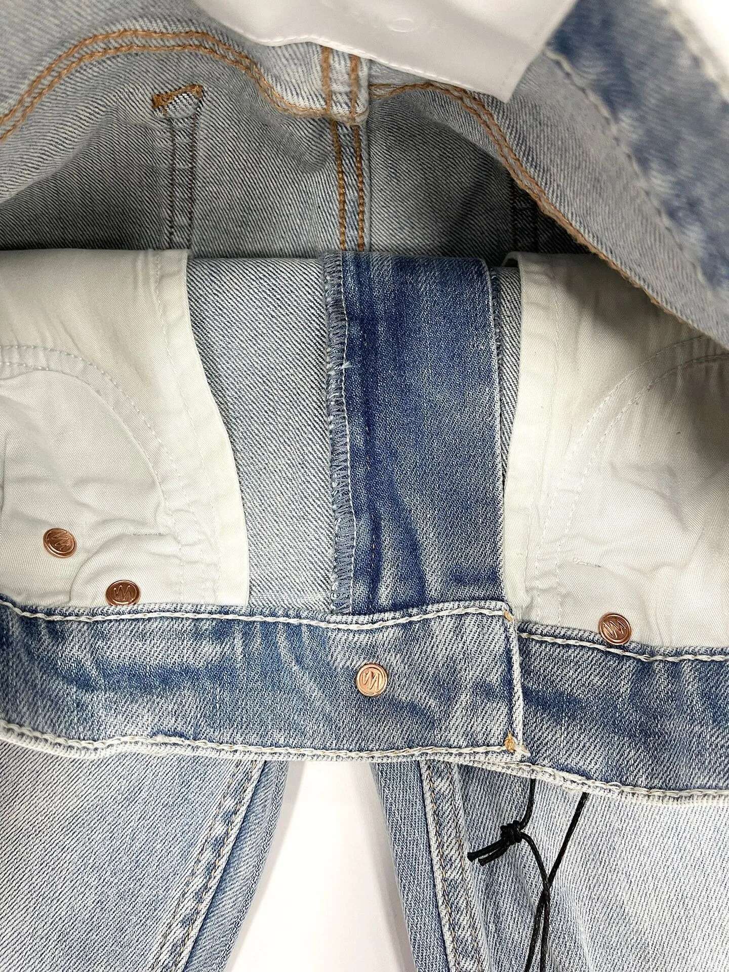 Women's High Waist Washed Damaged Destroyed Hole Stretch Retro Jeans Casual Fashion Light Blue Denim Pants